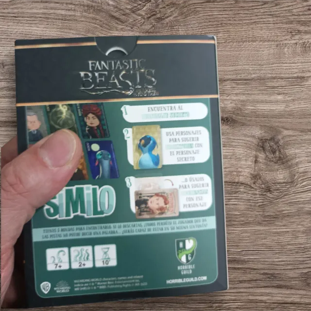 Juego de mesa Fantastic Beasts Similo