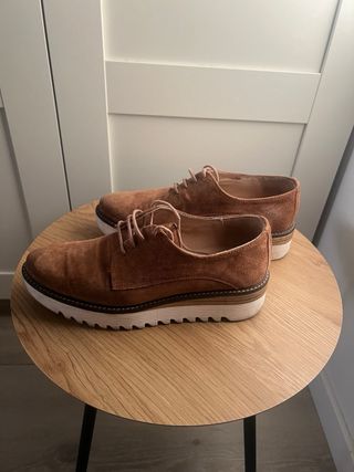 Alpe Zapato Plataforma Camel