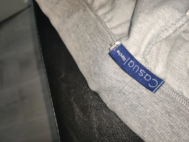 Pantalones de chándal grises Casual/reche