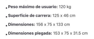 Cinta de correr Reebok plegable