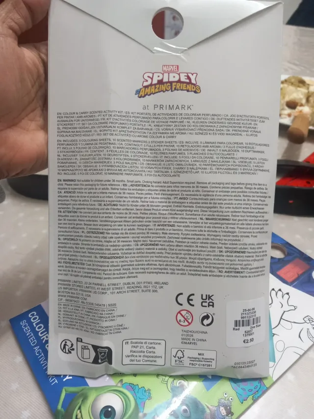 Set Colorear Spiderman: 5 Láminas, 10 Rotuladores