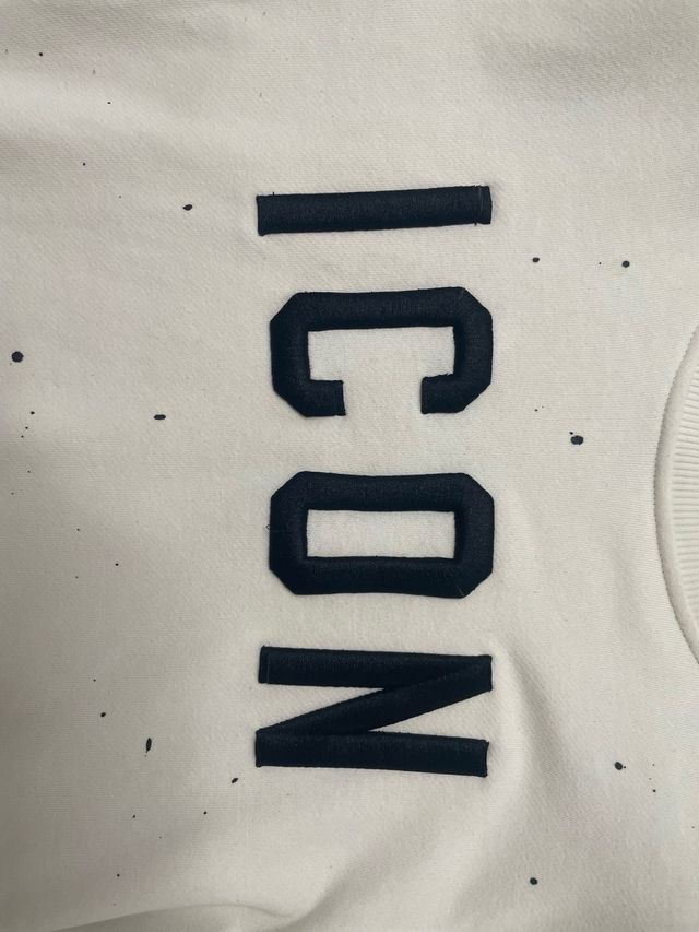 Sudadera ICON relieve cosido