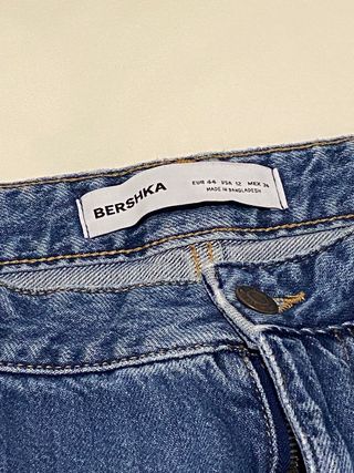 Pantalón vaquero ancho azul