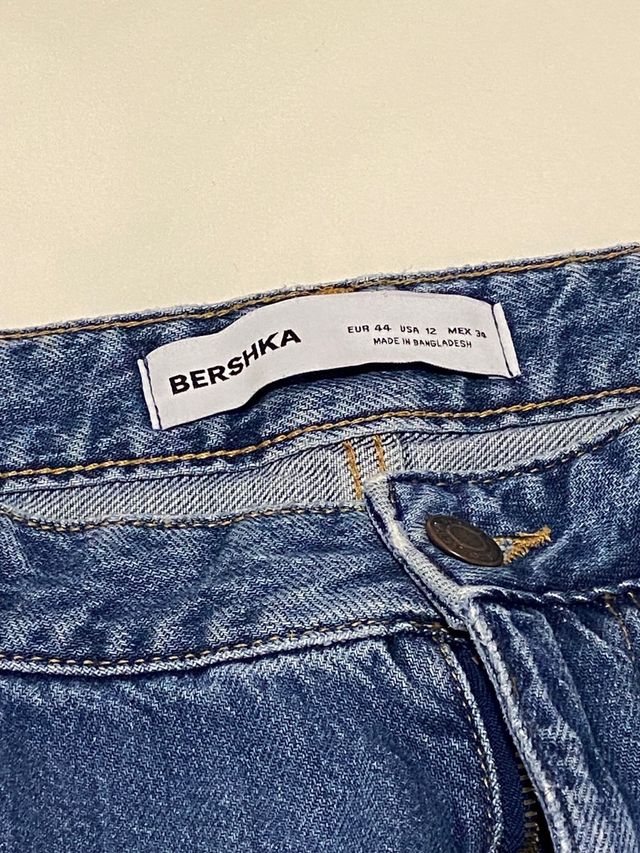 Pantalón vaquero ancho azul