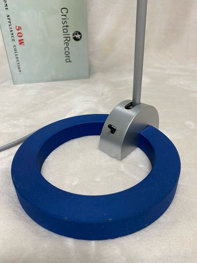 Lámpara Escritorio CristalRecord Azul/Plata 50W