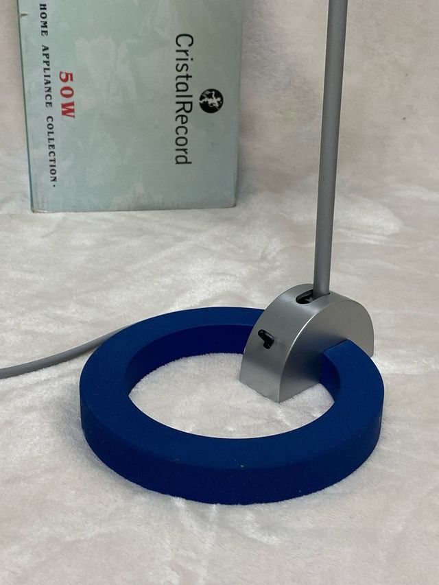 Lámpara Escritorio CristalRecord Azul/Plata 50W