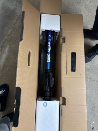 Patinete eléctrico azul etwow booster 237kms