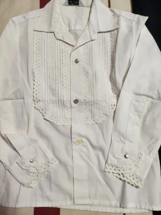 Traje de Flamenco Rojo y Negro