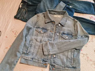 Chaqueta vaquera Mango azul