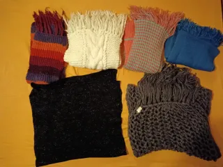 Set 6 Sciarpe Invernali Donna