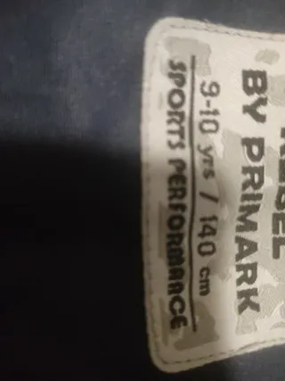 Cazadora de niño azul y gris, abriga, como nueva.