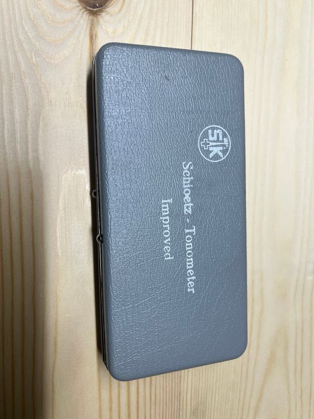 Tonómetro Schiøtz con certificado de precisión