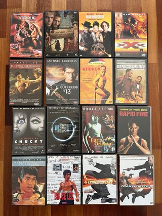 Colección 78 Películas DVD Acción/Aventura