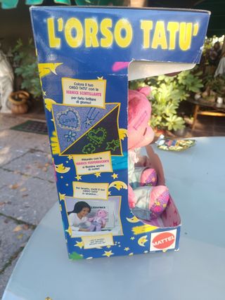 L'Orso Tatu Vintage Mattel Brilla al Buio