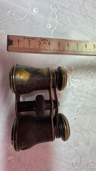 Prismáticos antiguo de teatro vintage París