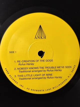 Vinilo Jazz Rufus Harley - Re-Creation Of The Gods