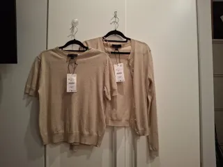 Conjunto Zara beige