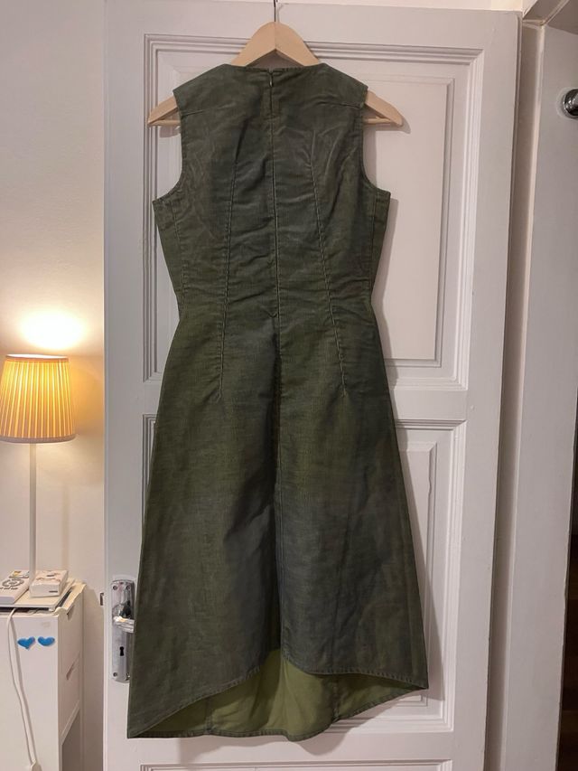 Vestido Levi's Pana Verde Atornasolado