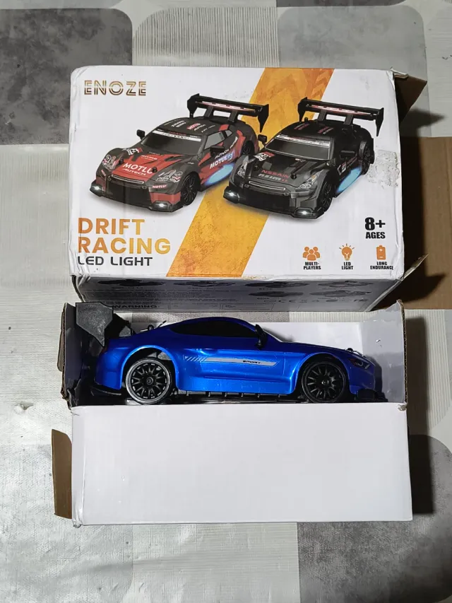 Coche RC Drift 20km 1:24 Ford Mustang Azul