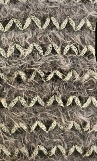 Scaldacollo elegante grigio e argento