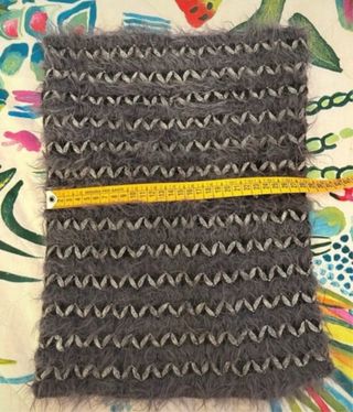 Scaldacollo elegante grigio e argento