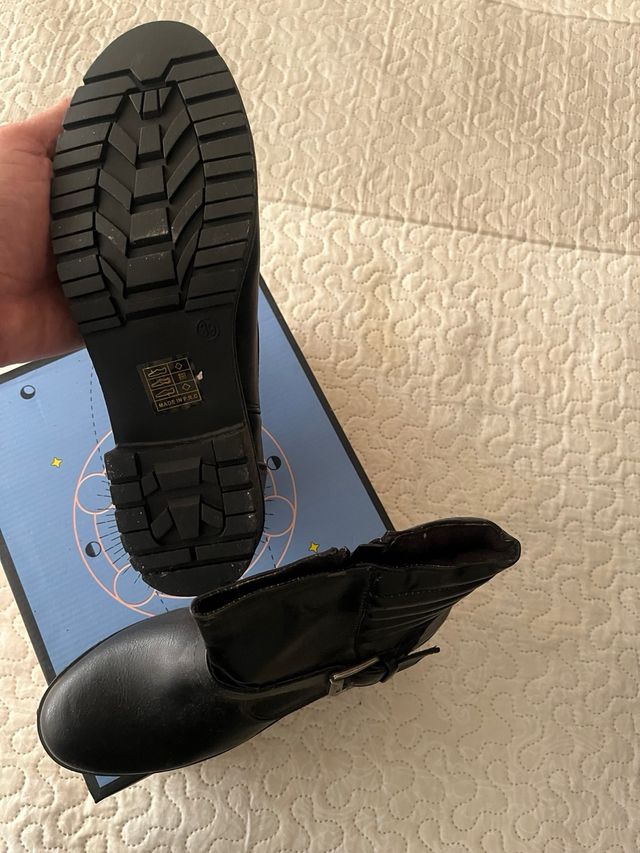 Botines Buonarotti negros talla 39