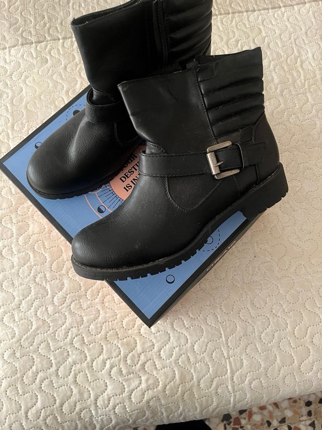 Botines Buonarotti negros talla 39