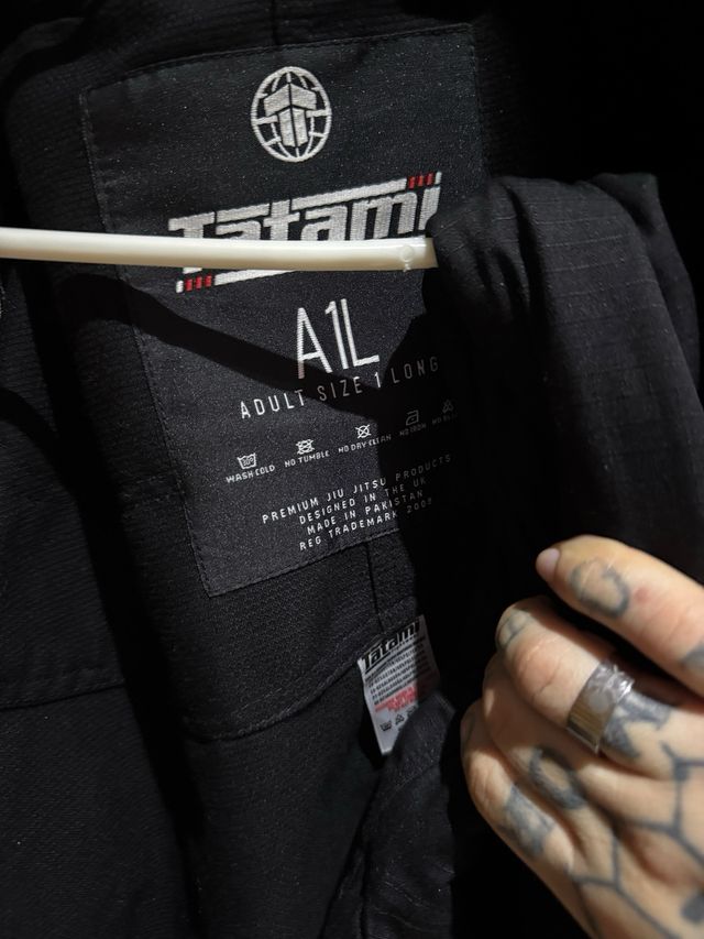Kimono Jiu Jitsu Negro Nuevo talla A1L