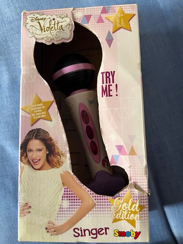Micrófono Singer Disney Violeta Smoby