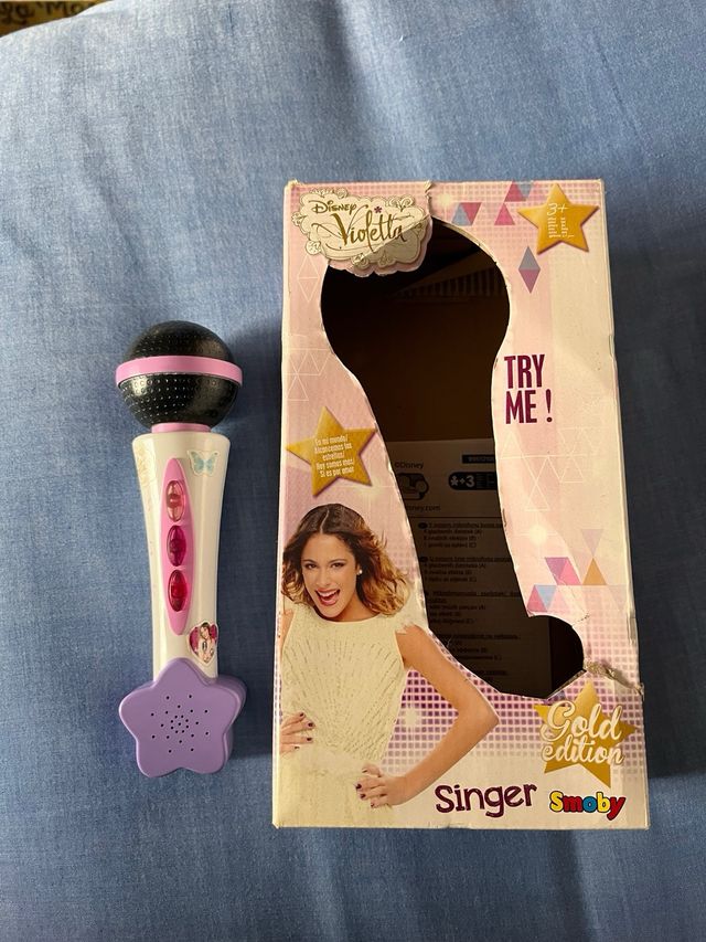 Micrófono Singer Disney Violeta Smoby