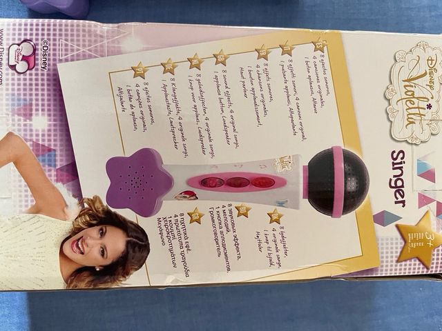 Micrófono Singer Disney Violeta Smoby