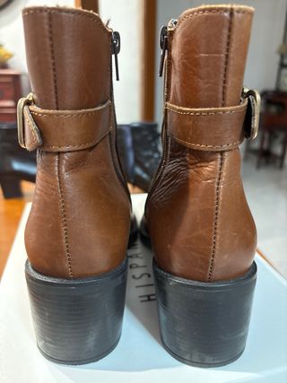 Botines piel Alpe mujer marrones