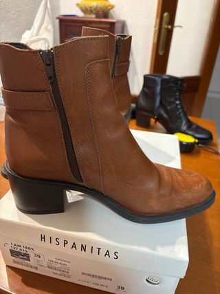 Botines piel Alpe mujer marrones