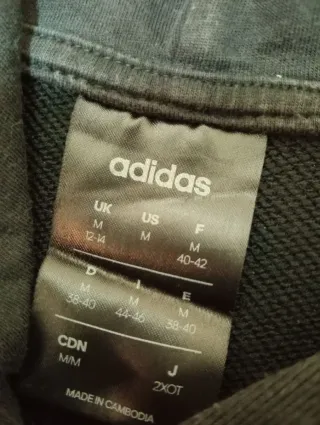 Sudadera Adidas Mujer Talla M Negra