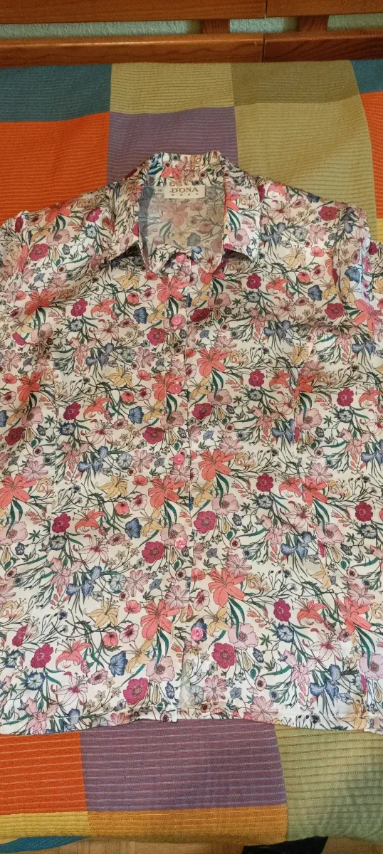 Blusa donna floreale multicolore