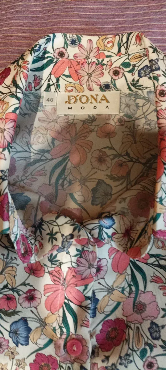 Blusa donna floreale multicolore