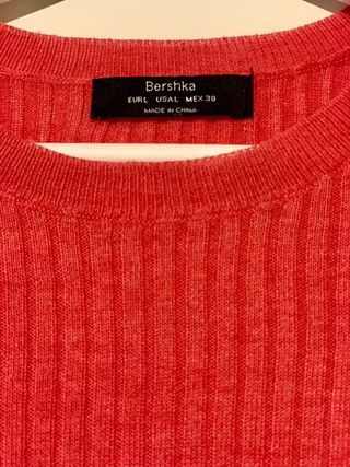 Jersey canalé Bershka Talla L
