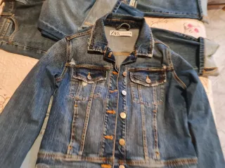 Chaqueta vaquera Zara azul