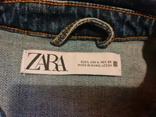 Chaqueta vaquera Zara azul
