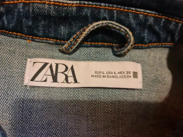 Chaqueta vaquera Zara azul