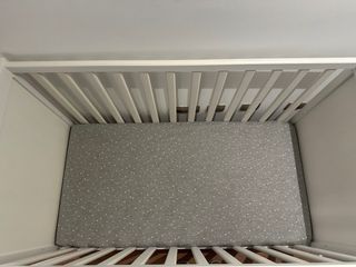 Cuna bebé blanca IKEA 120x60 + colchón