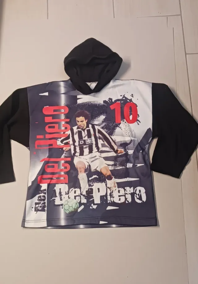 Felpa con stampa Del Piero