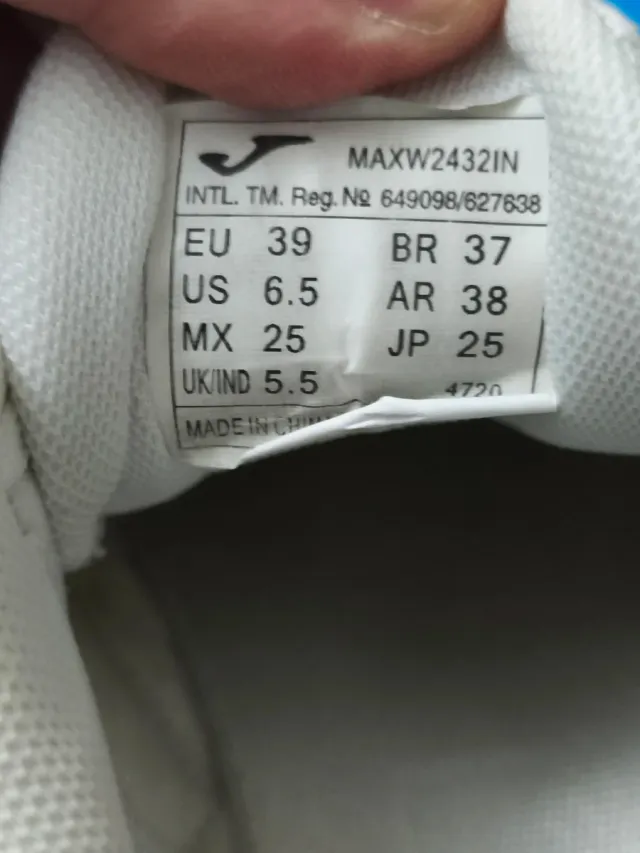 Zapatillas Fútbol Sala Joma Blancas y Verdes