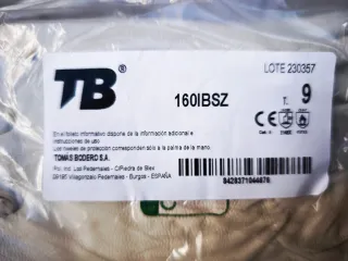 Guantes de Trabajo Tomas Bodero Talla 9 Cuero
