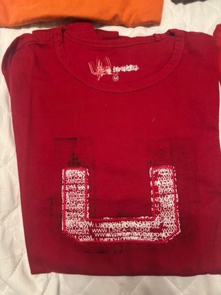Camiseta Adolfo Domínguez Roja Talla M