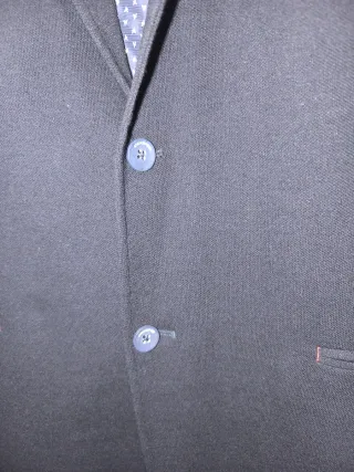 Americana hombre azul marino