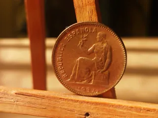 Moneda 50 céntimos 1937 República