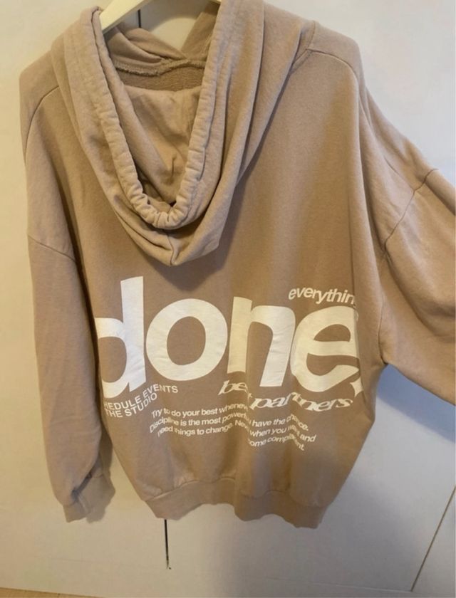 Sudadera Pull&Bear beige