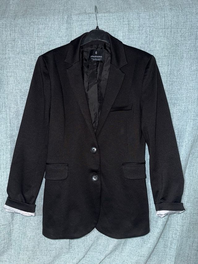 Blazer Stradivarius Negro