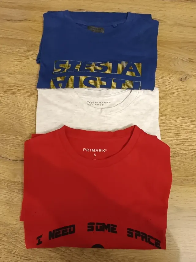 Lote 3 Camisetas Primark Talla S